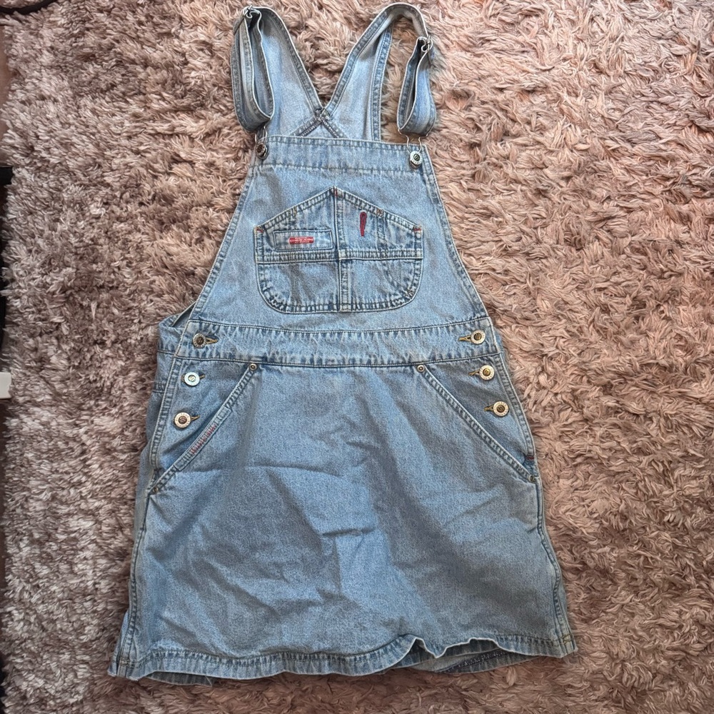 Vintage Sweeze Jeans Denim Overall Skort